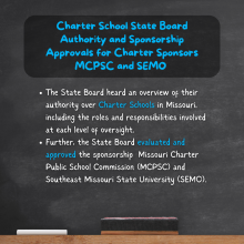 Charter School SBOE Authority