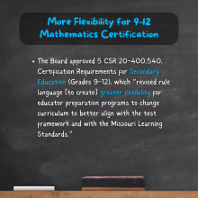 Math Certification